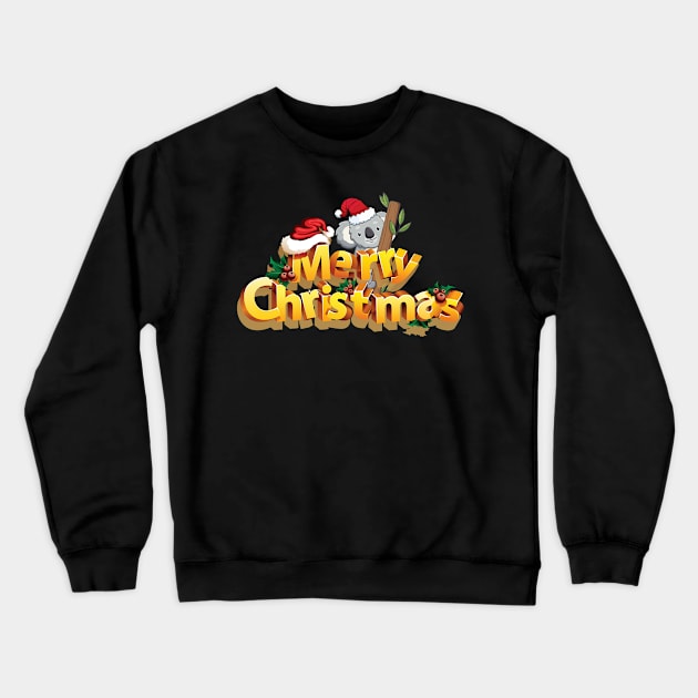 Merry Christmas Crewneck Sweatshirt by Sunil Belidon